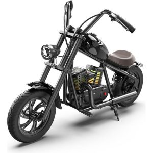 Hyper Gogo Challenger 12 Plus Kids Motorcycle - Black