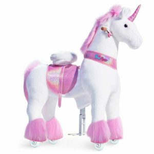 Pink Model U Ride-On Unicorn - 7+ Years