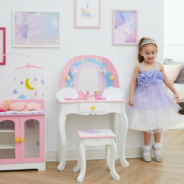 teamson-kids-room-decor-little-dreamer-rainbow-unicorn-vanity-table-and-stool-white-29111359766615_720x-2