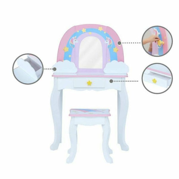 teamson-kids-room-decor-little-dreamer-rainbow-unicorn-vanity-table-and-stool-white-29111359864919_720x-1